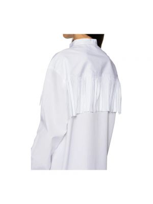 Koszula bawełniana Palm Angels biała