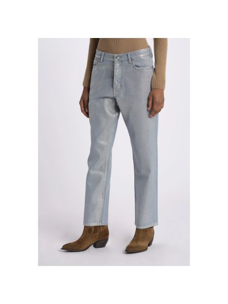 Straight jeans Bellerose silber
