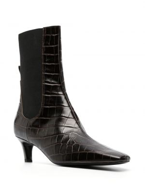 Ankle boots Toteme brązowe