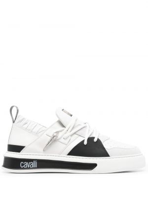 Ikat sneakers Roberto Cavalli vit