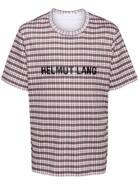 Kontrolleret t-shirt Helmut Lang hvid