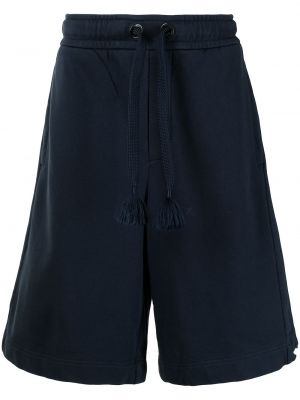 Pantalones cortos deportivos con cordones Moncler azul