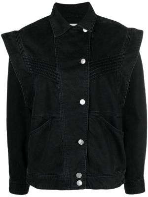 Džínsová bunda Isabel Marant čierna