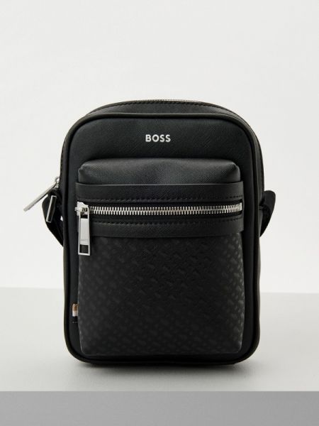 Черная сумка через плечо Boss