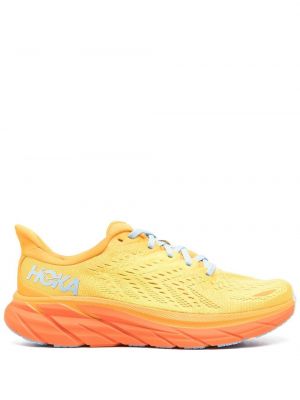 Snörning sneakers Hoka One One gul