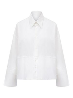 Хлопковая рубашка Mm6 белая