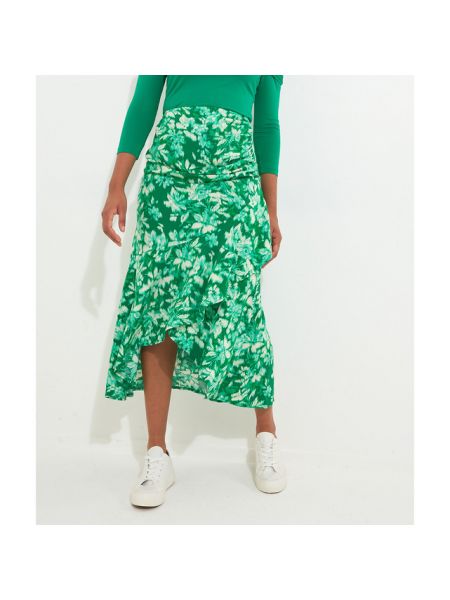 Falda larga de flores Joe Browns verde
