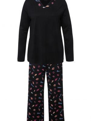 Pijamale Ulla Popken negru