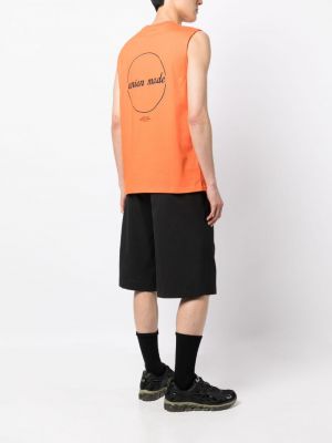 Hemd aus baumwoll mit print Izzue orange