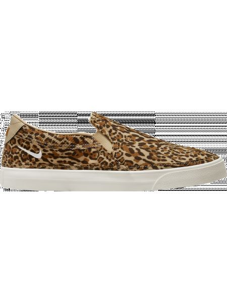 Леопардовые кроссовки Nike коричневые
