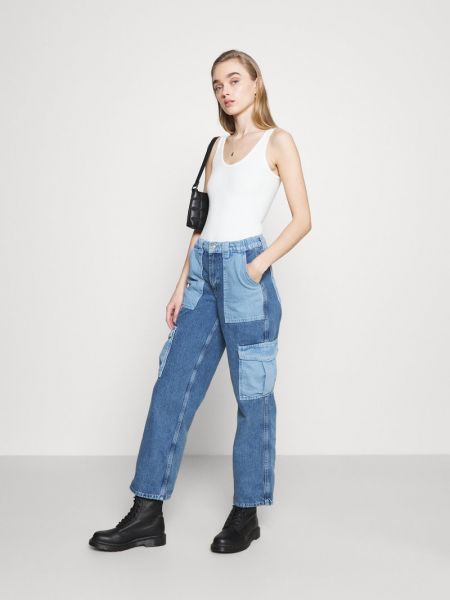 Jeansy relaxed fit Bdg Urban Outfitters niebieskie