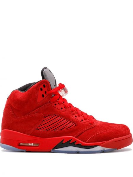Baskets Jordan 5 Retro rouge