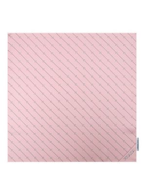 Шелковый платок Prada розовый