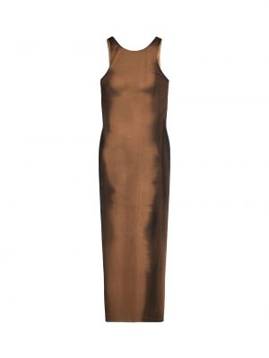 Платье Bershka коричневое