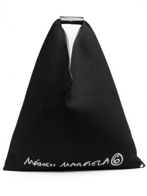 Bolso shopper Mm6 Maison Margiela negro
