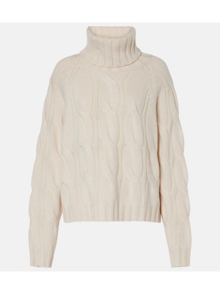 Cashmere ull turtleneck Jardin Des Orangers hvit