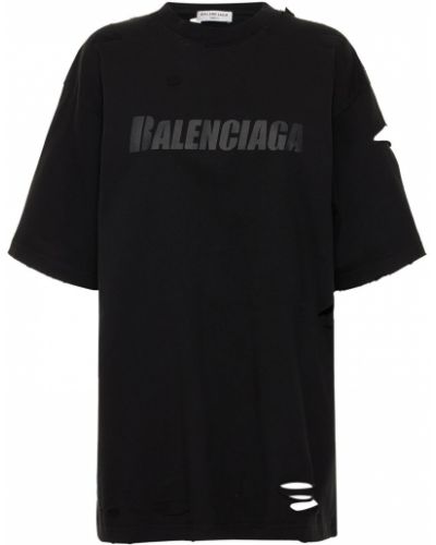 Tričko Balenciaga - čierna