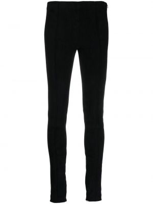Cipzáras leggings Polo Ralph Lauren fekete
