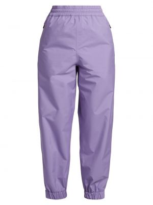 Брюки свободного кроя Moncler Grenoble фиолетовые