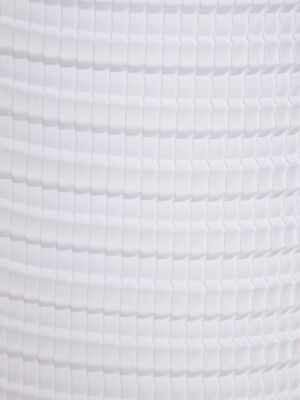 Krepová plisovaná midi sukňa Sid Neigum biela