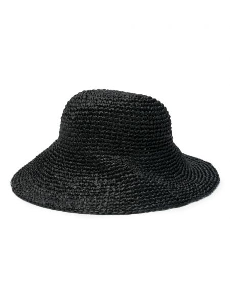 Широкопола шапка за слънце 's Max Mara черно