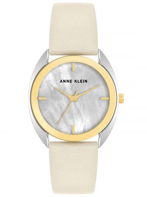 Кожаные часы Anne Klein коричневые