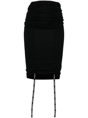Puzdrová sukňa Vetements čierna
