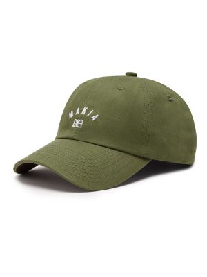 Cappello con visiera Makia verde