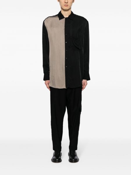 Spodnie bawełniane Yohji Yamamoto czarne