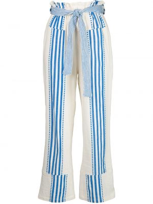 Pantalones de cintura alta Lemlem azul