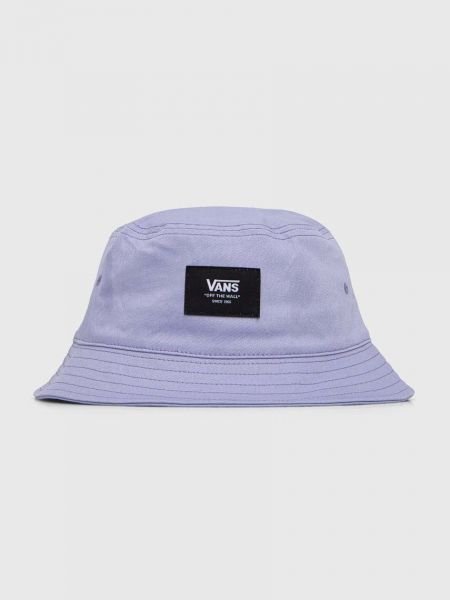 Bombažni klobuk Vans vijolična