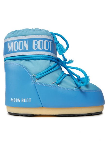Kozačky z nylonu Moon Boot modré