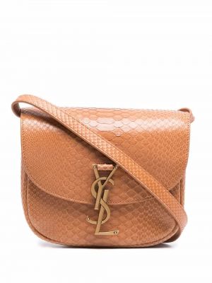 Crossbody väska Saint Laurent brun