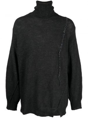 Sweter wełniany Yohji Yamamoto szary