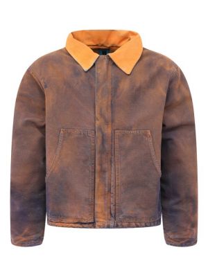Джинсовая куртка Notsonormal оранжевая