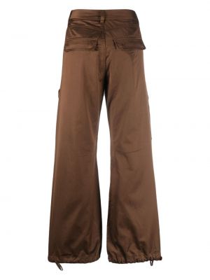 Pantalon cargo en coton Diesel marron