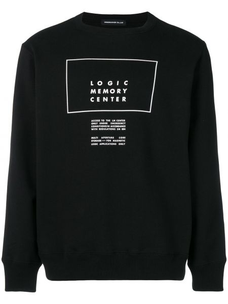 Trykt sweatshirt Undercover svart