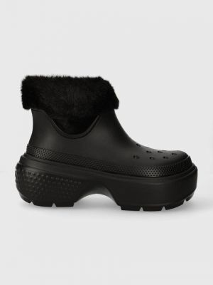 Kotníkové boty Crocs černé