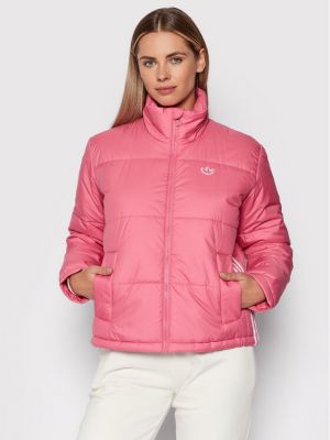 Πουπουλένιο μπουφάν Adidas ροζ