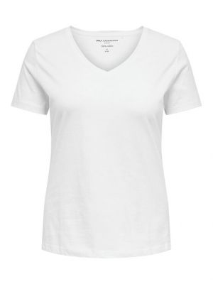 T-shirt Only Carmakoma bianco