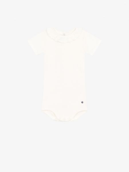 Хлопковая футболка Petit Bateau белая