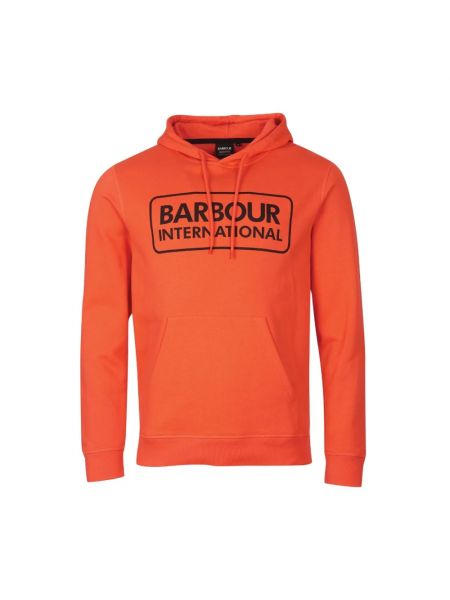 Hoodie Barbour orange