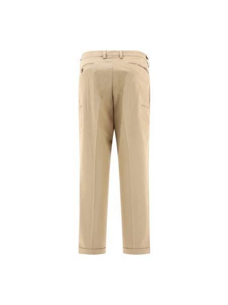 Pantalones chinos de algodón Human Made beige