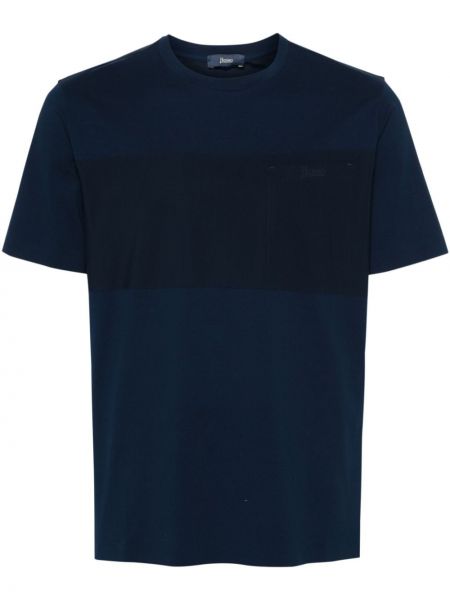 Тениска Herno синьо
