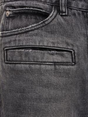 Jeans a zampa con cerniera Courrèges grigio