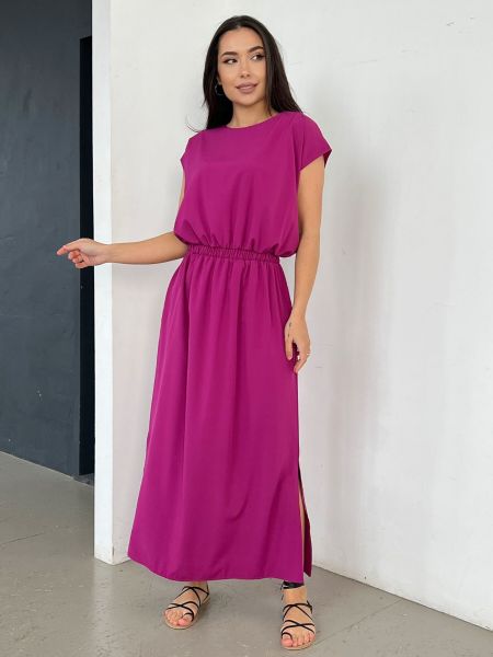 Длинное платье Issa Plus фиолетовое