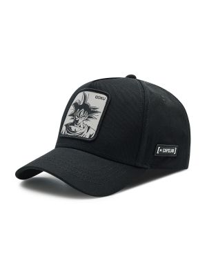 Kepurė su snapeliu Capslab juoda