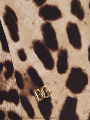 Bikini à imprimé à imprimé léopard en jersey Dolce & Gabbana