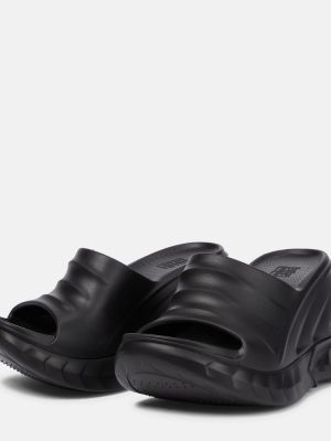 Sandały na koturnie Givenchy czarne