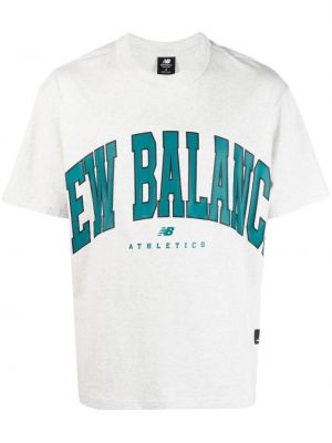Bavlněné tričko s potiskem New Balance
